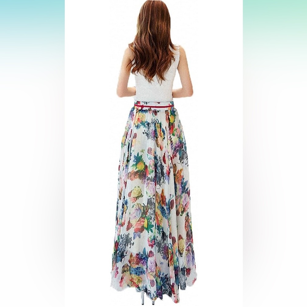 Afili Maxi Floral Skirt